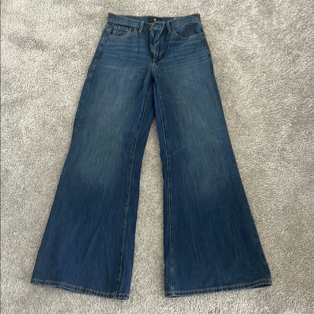 Banana Republic Dark Blue Wide Leg Jeans